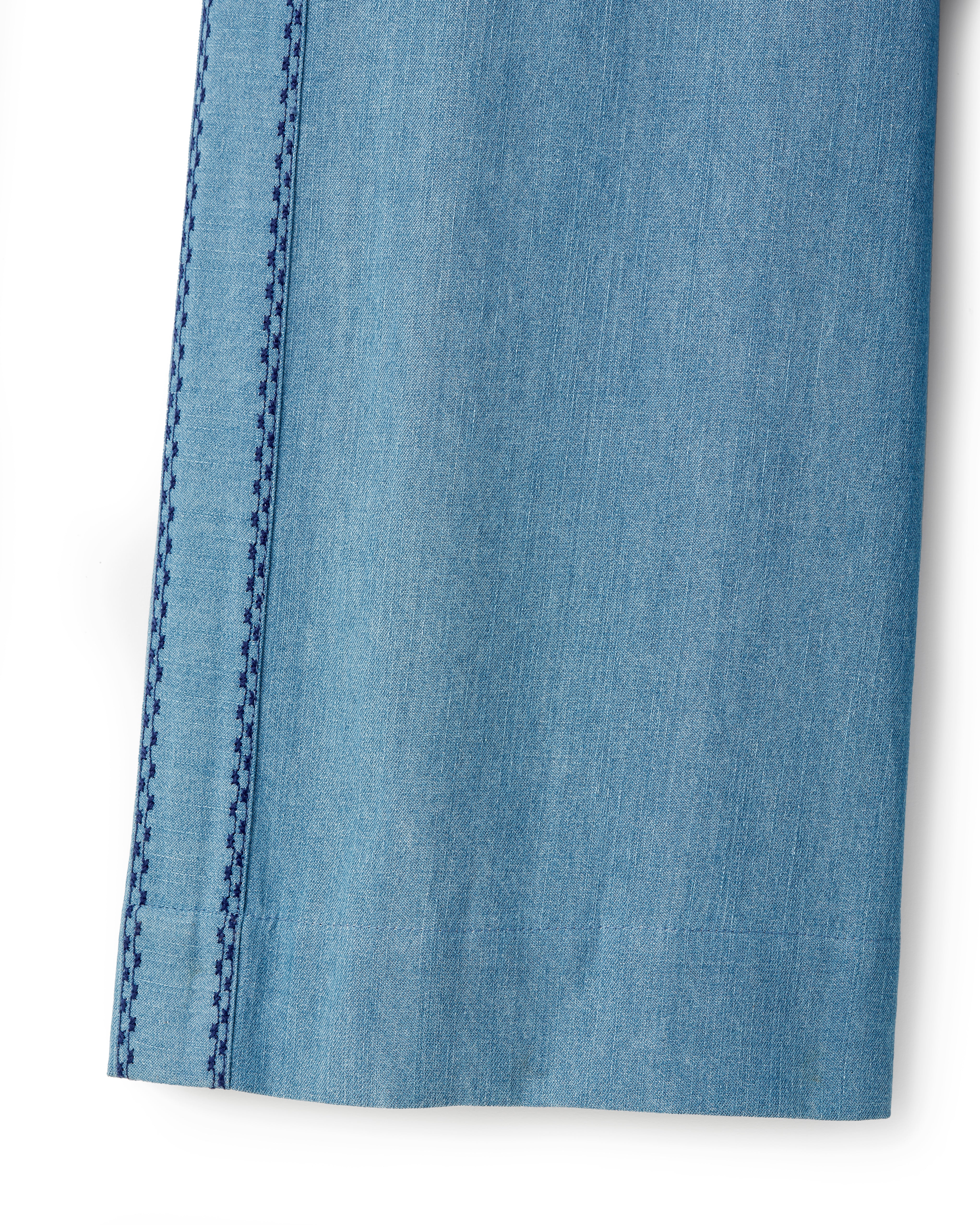 Isla Pant-Washed Blue Chambray - Image 3
