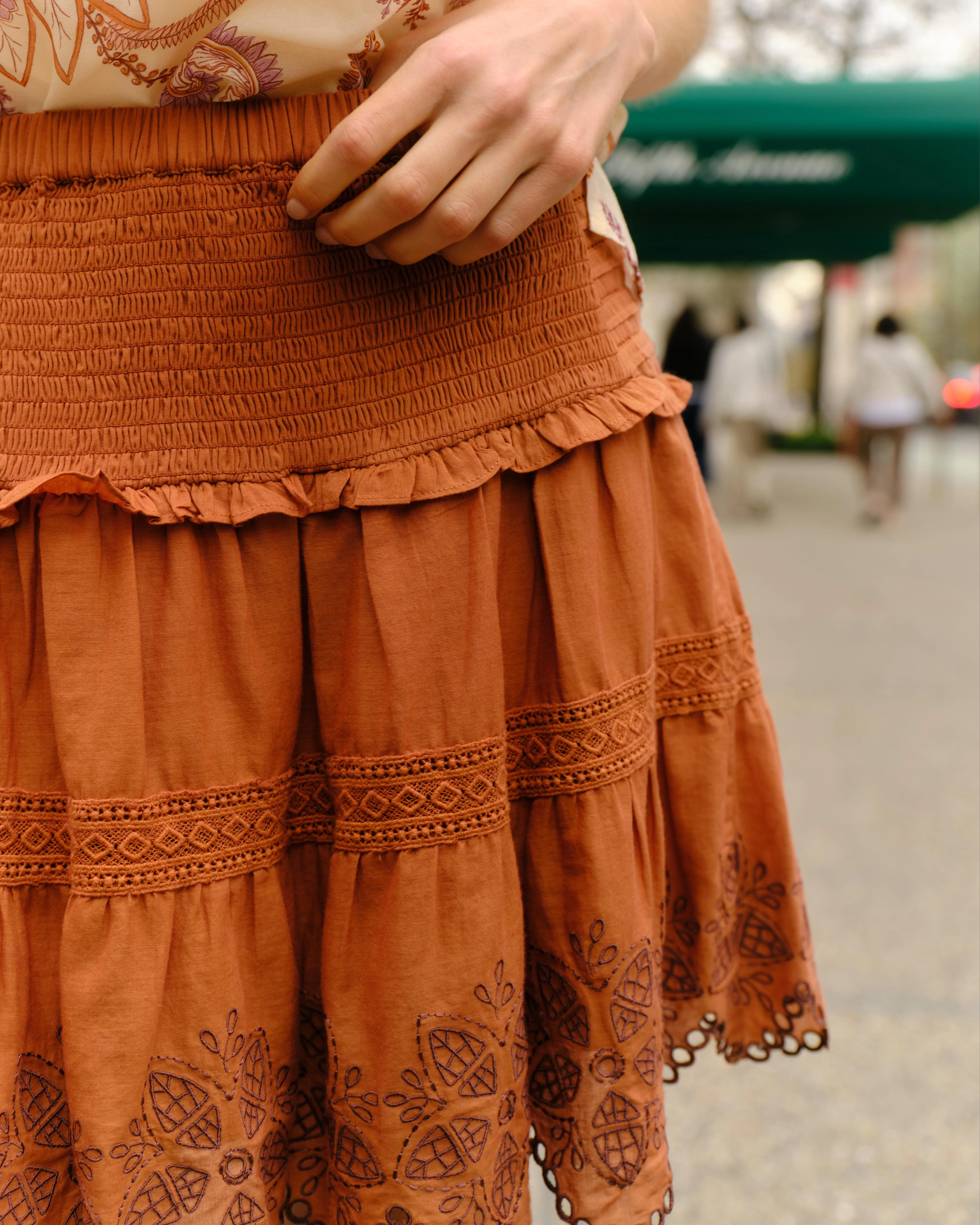 Kylie Mini Skirt-Clay - Image 4