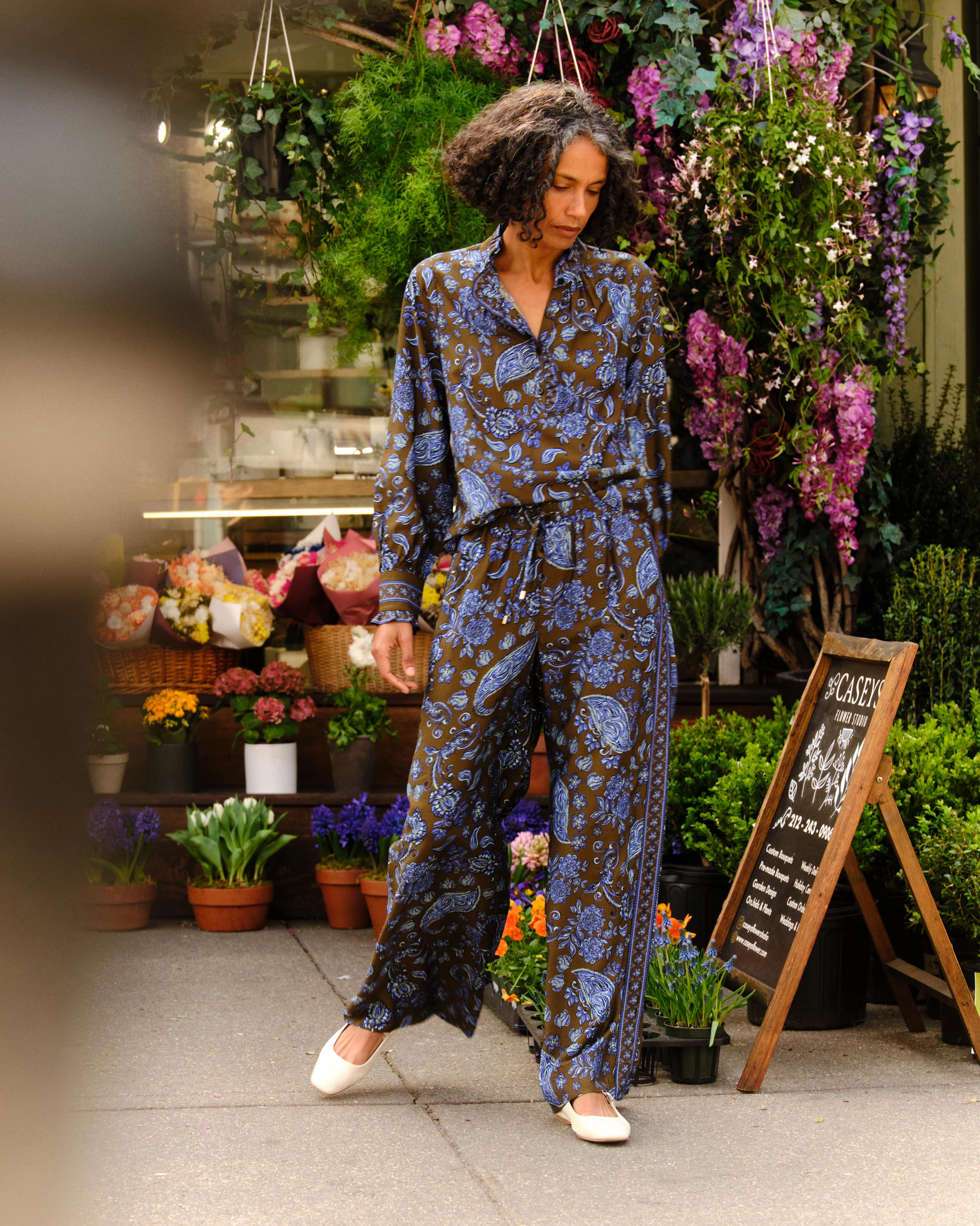 Mara Blouse-Cedar Hill Paisley - Image 3