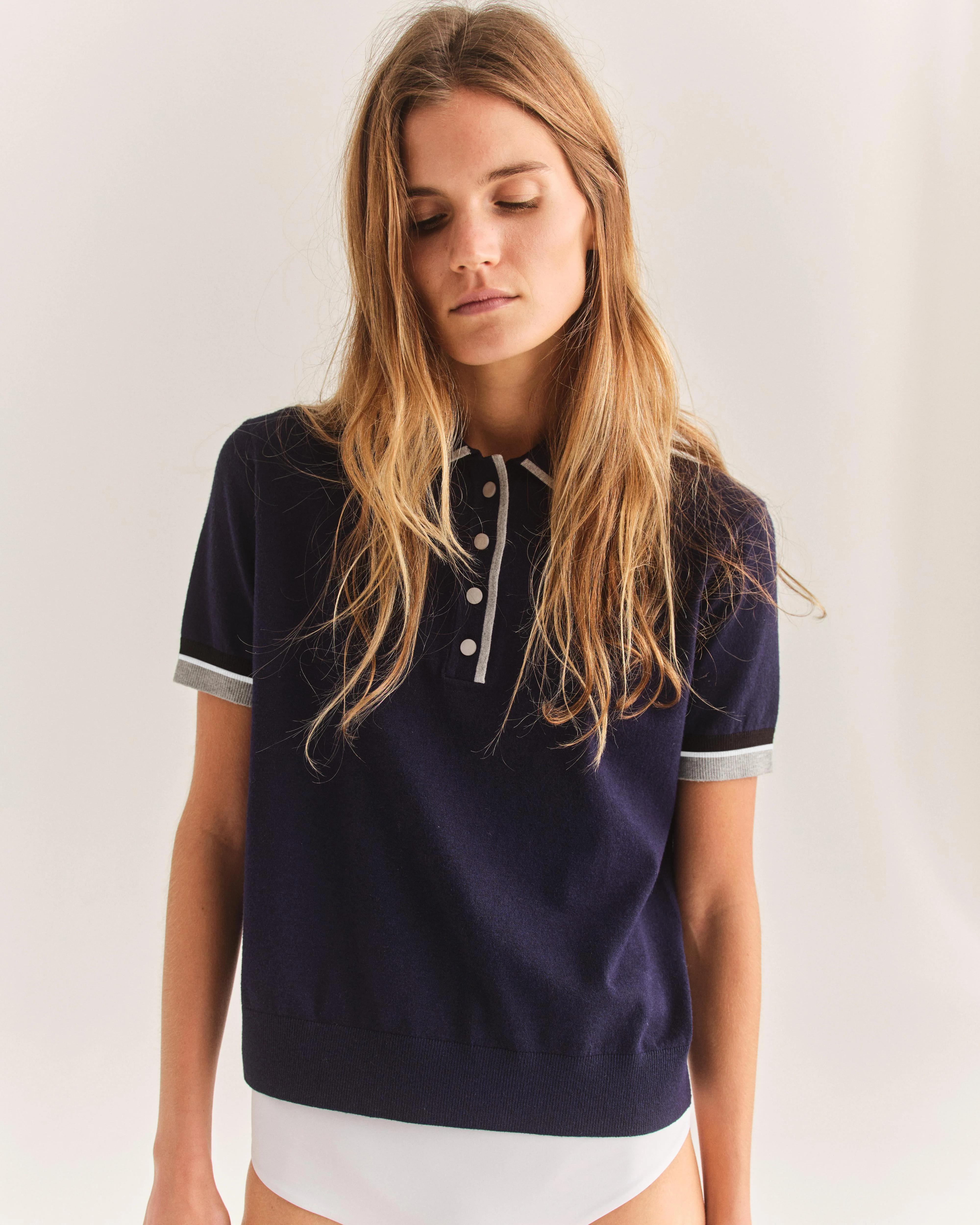 Pippa Polo-Navy - Image 4