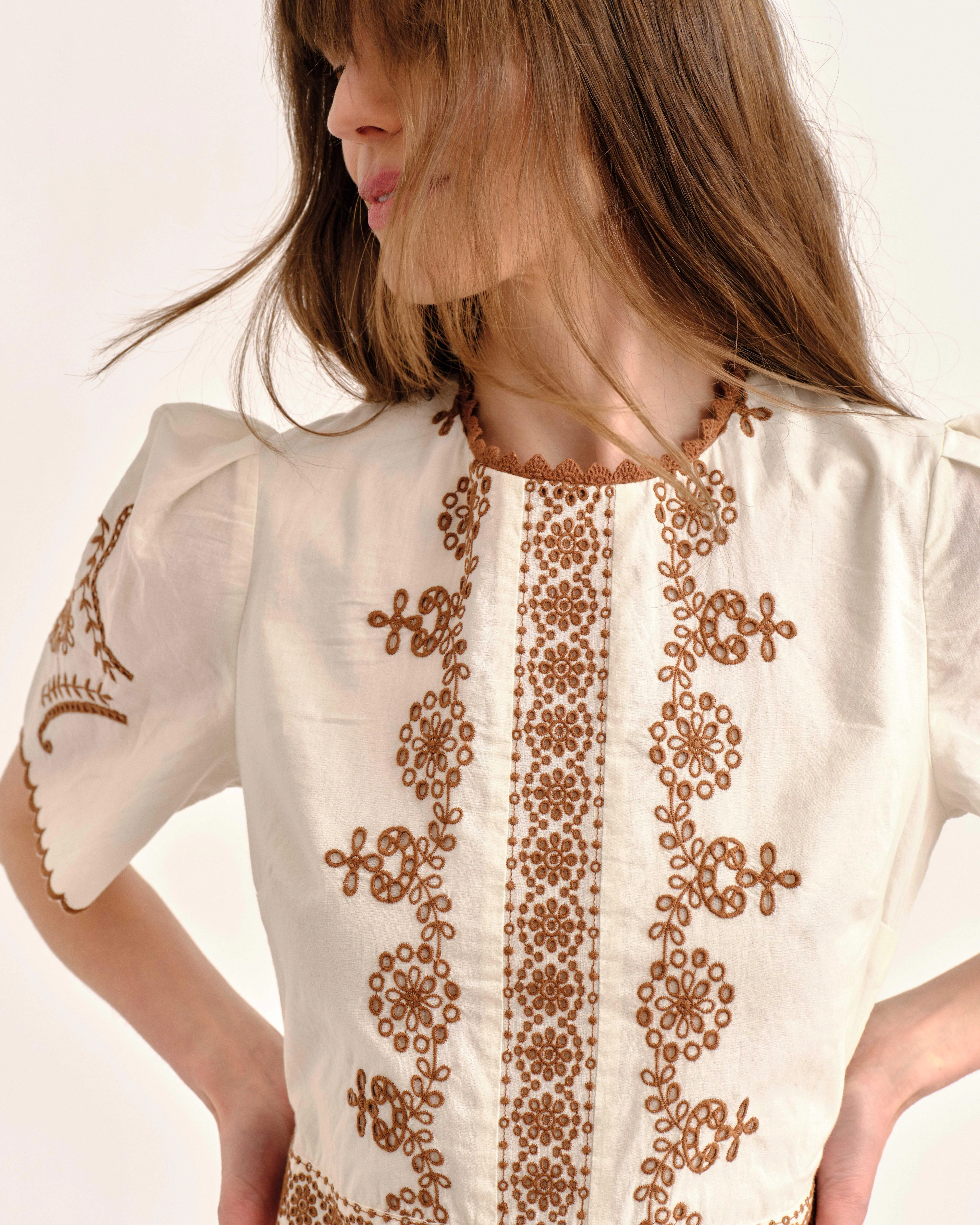 SP26 Bobbi Midi Dress-Ivory - Image 4