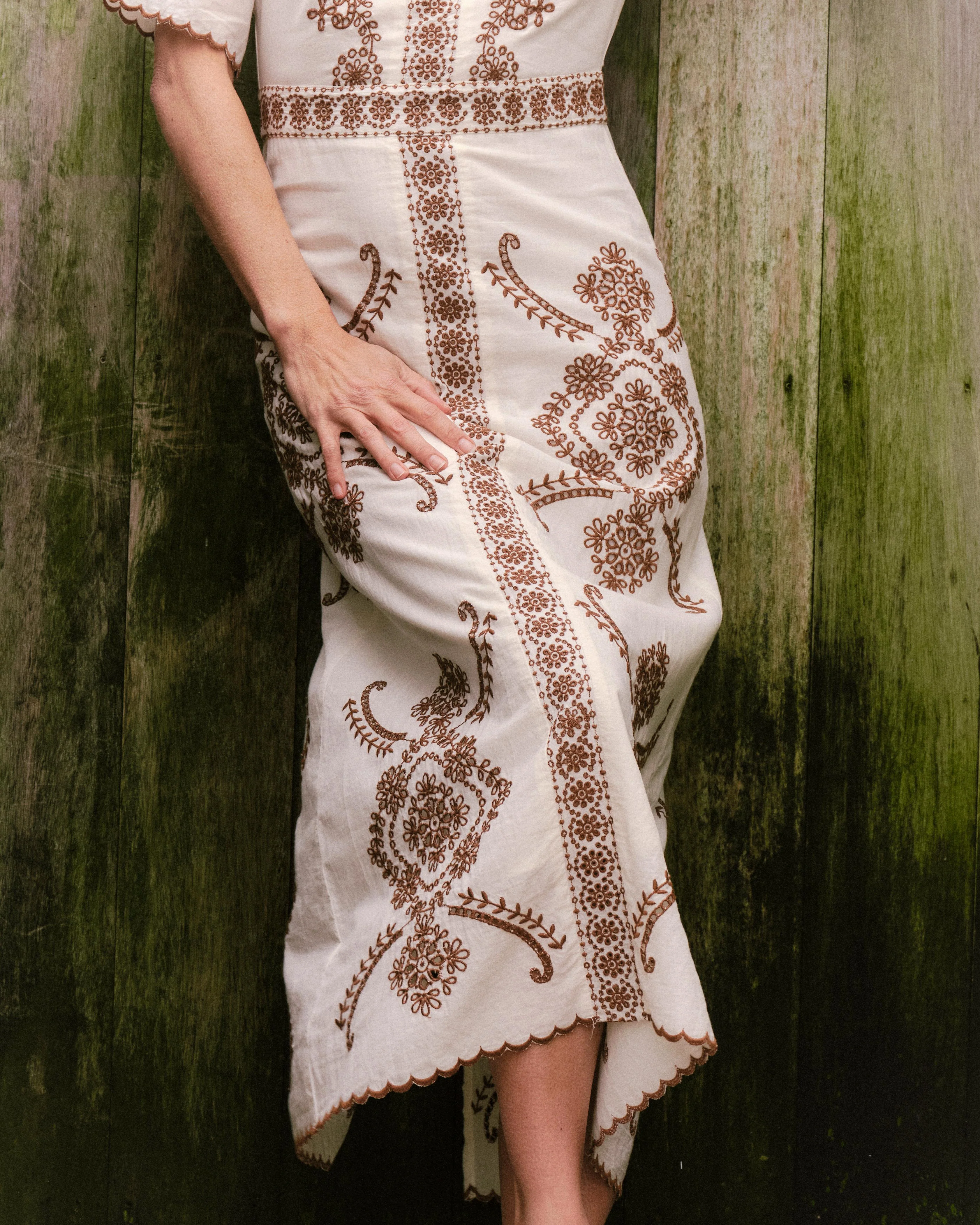 SP26 Bobbi Midi Dress-Ivory - Image 6