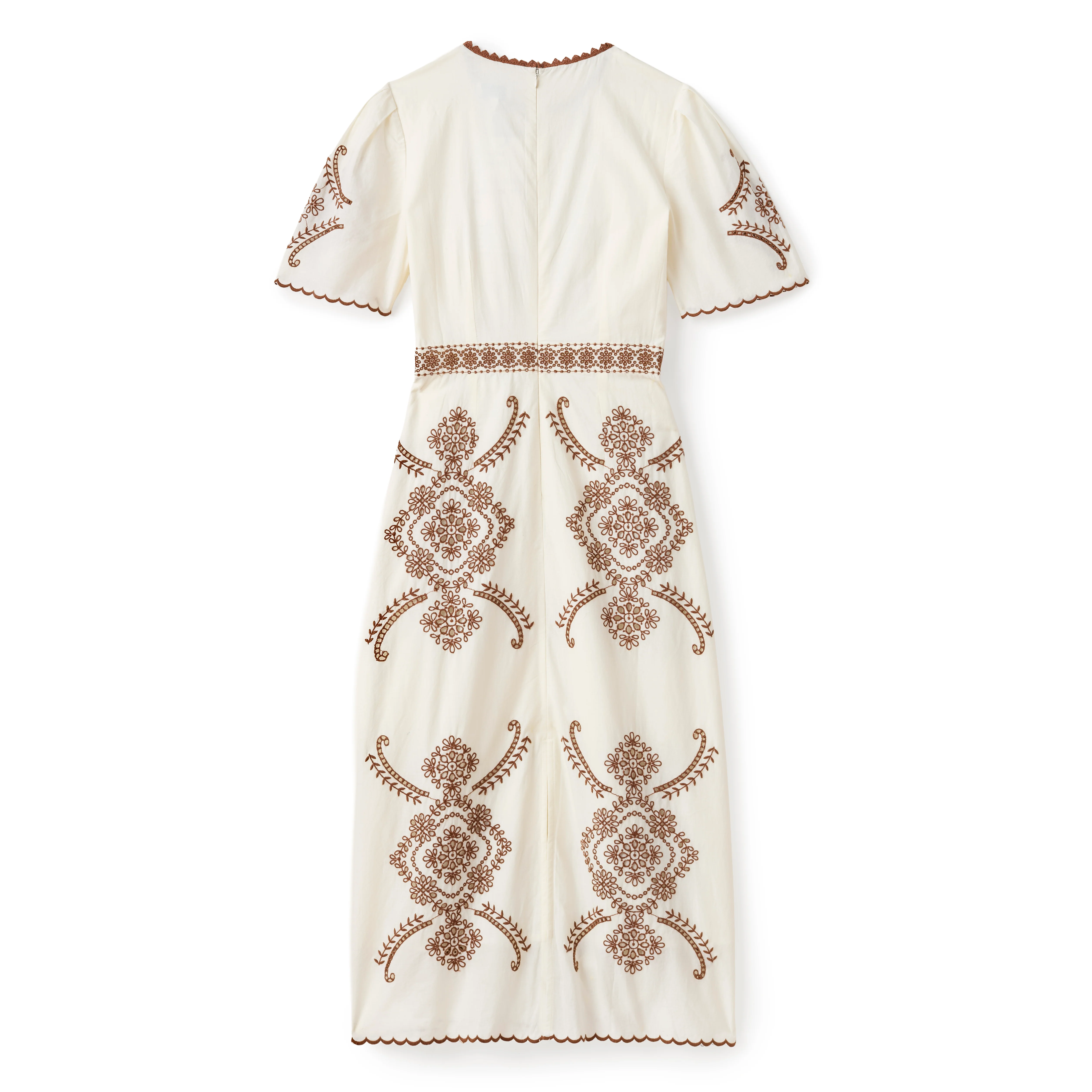 SP26 Bobbi Midi Dress-Ivory - Image 8
