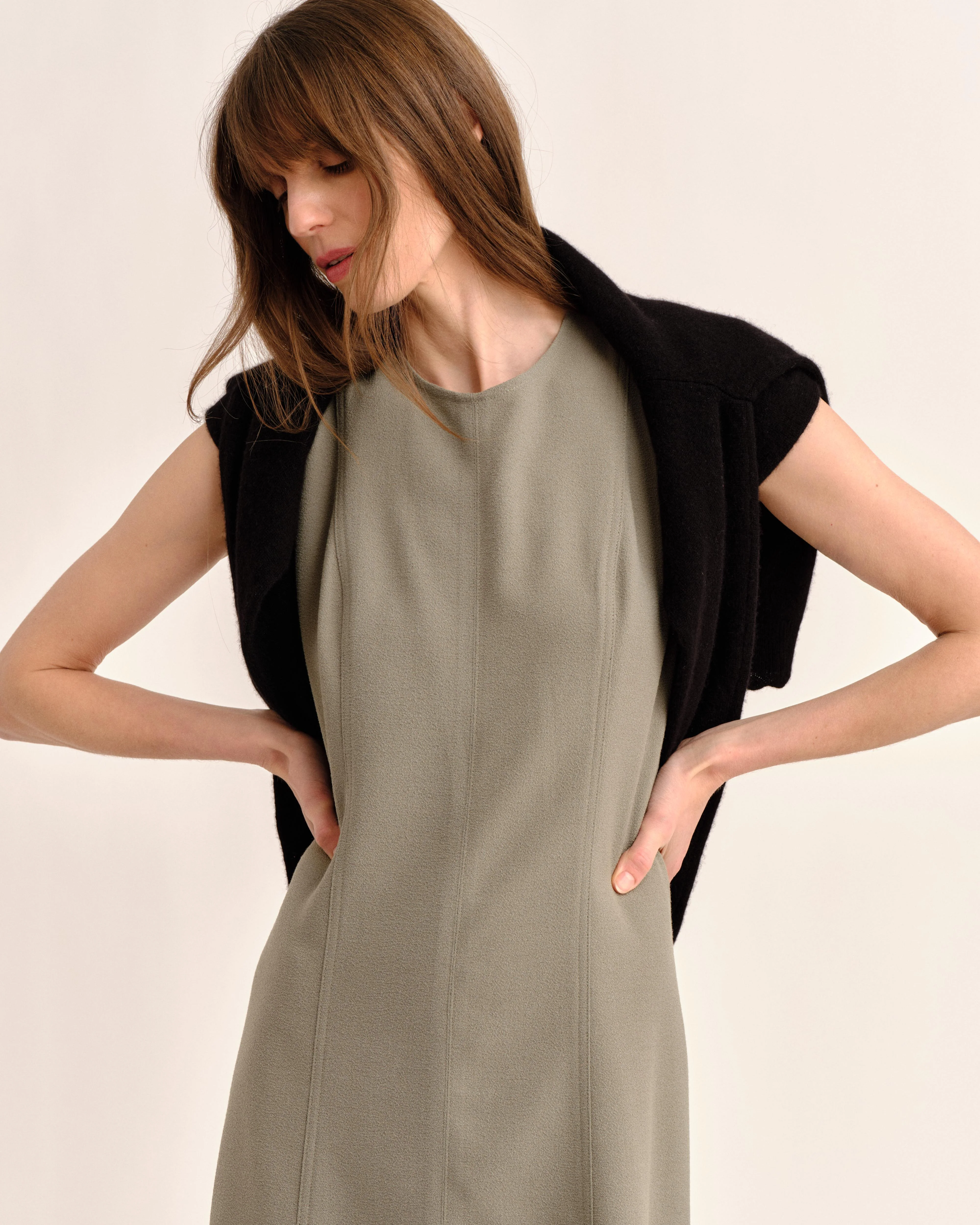 SP26 Rain Midi Dress-Moss - Image 6