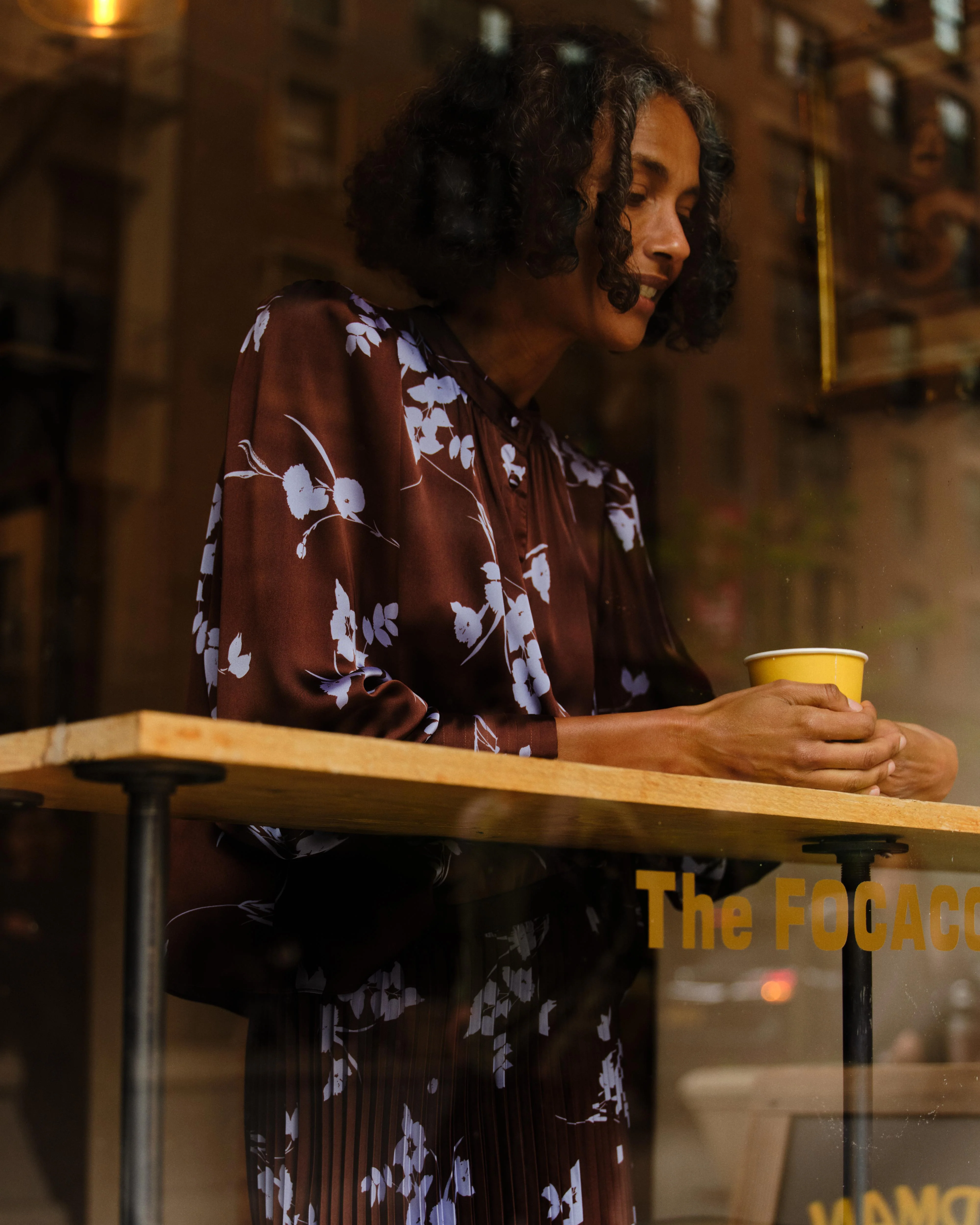 Victoria Long Sleeve Top-Upstate Floral Espresso - Image 4